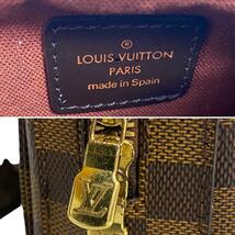 １円 美品●LOUIS VUITTON ルイヴィトン●ダミエ ジェロニモス ウエストポーチ ボディバッグ ショルダーバッグ ブラウン N51994_画像9