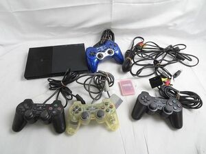 【同梱可】中古品 ゲーム プレイステーション2 PS2 本体 SCPH-90000 ブラック 動作品 コントローラー 周辺機器付き