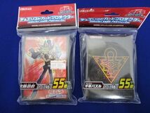 【同梱可】未開封 トレカ サプライ 遊戯王 スリーブ デュエリストカードプロテクター 千年パズル 武藤遊戯 2点セット_画像1