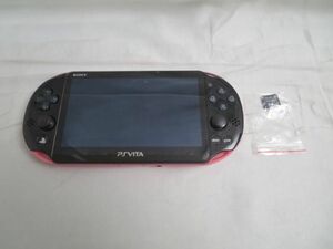 【同梱可】中古品 ゲーム PS Vita 本体 PCH-2000 ピンク ブラック 動作品 初期化済み メモリーカード付き 16GB