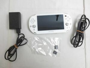 【同梱可】中古品 ゲーム PS Vita 本体 PCH-2000 ホワイト 動作品 メモリーカード 16GB 8GB 充電器付き