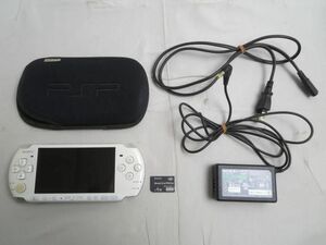 【同梱可】中古品 ゲーム PSP 本体 PSP3000 ホワイト 動作品 メモリースティック 4GB 充電器付き