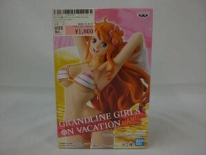 【中古品 同梱可】 フィギュア ワンピース GRANDLINE GIRLS ON VACATION ナミ