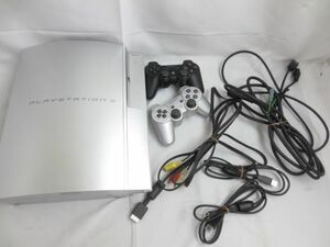 【同梱可】中古品 ゲーム プレイステーション3 PS3本体 CECHL00 サテンシルバー 動作品 周辺機器あり