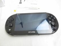 【同梱可】中古品 ゲーム PS Vita 本体 PCH-2000 ブラック 動作品 メモリーカード 16GB 箱あり_画像4