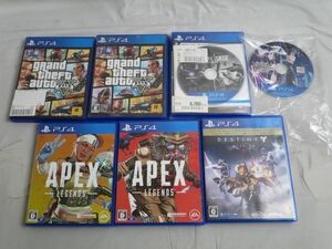 【同梱可】中古品 ゲーム プレイステーション4 PS4ソフト APEX グランドセフトオート レインボーシックス シージ 他