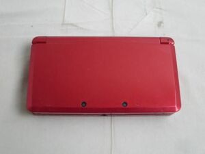 【同梱可】中古品 ゲーム ニンテンドー3DS 本体 CTR-001 フレアレッド 動作品 初期化済み 本体のみ