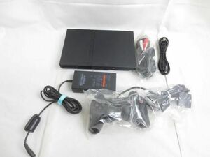 【同梱可】中古品 ゲーム プレイステーション2 PS2 本体 SCPH-70000 チャーコルブラック 動作品 周辺機器あり