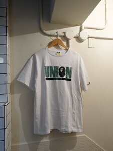 ア　ベイシング　エイプ　APE × UNION Tシャツ　サイズXL　