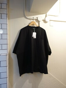 CAMBIO Tシャツ　パッチワーク　サイズM　S21224cmb　オーバーサイズ　ビッグTシャツ　黒　24SS　大きいサイズ