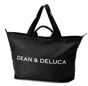 DEAN＆DELUCA ディーン＆デルーカ パッカブルトートバッグ エコバッグ トートバッグ レディース バッグ ブラック 大容量
