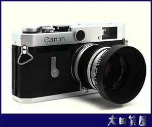 60)質屋☆CANON P ポピュレール ボディ/ CANON LENS 50mm F2.8 L39 レンズ Leica ライカマウント Lマウント シャッター動作品 中古☆1円～