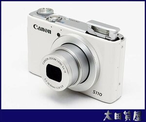 62)質屋出品☆Canon Power Shot S110 約1210 万画素 ズーム倍率5倍 動作品 中古 1円～売り切り