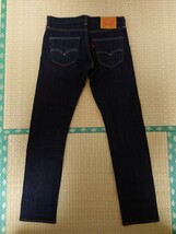 【ほぼ未使用】Levi's 511 日本製 W31 L32 ノンウォッシュ デニム ジーンズ ジーパン_画像2