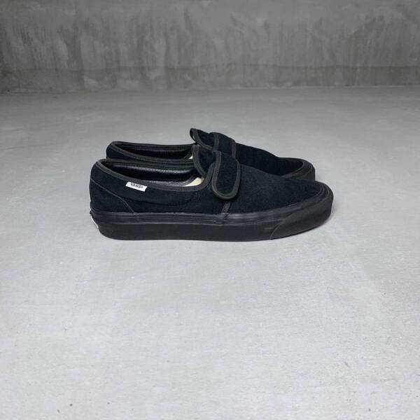 VANS バンズ style 47 アナハイム Anaheim 27 9 黒　スリッポン　ベルクロ　スタイル47 STYLE47 VAULT ボルト　ブラック BLACK