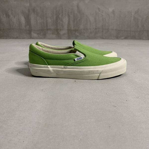 VANS VAULT SLIP ON スリッポン SLIP-ON SLIP ON バンズ ボルト アナハイム Anaheim グリーン アスパラガス green 緑