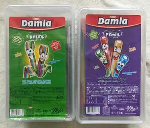 【グミ】Damla ダムラ　サワーペンシル　サワーベルト　1000g×2個