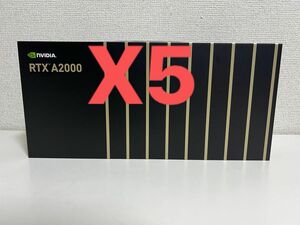 新品未開封 NVIDIA RTX A2000 ENQRA2000-6GER 5枚セット