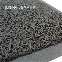 WELCOME 玄関マット Lサイズ グレー [2枚組] ウェルカムマット 90×60cm 厚手/20Б_画像2