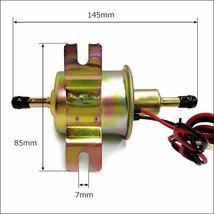 フューエルポンプ DC12V 汎用 燃料ポンプ バイク 車 農機具/23_画像4