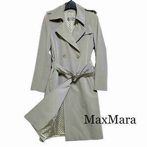 ■MaxMara マックスマーラ トレンチコート美品 サイズ42 イタリア製