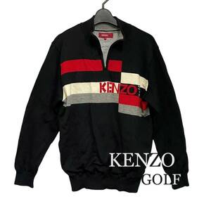 KENZOGOLFケンゾーゴルフ 紳士 ハイネックニット/サイズ4＊日本製 希少デザイン