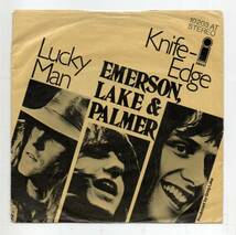 Emerson, Lake & Palmer - Lucky Man / Knife-Edge (7inch) Island Records 10203 AT_画像1