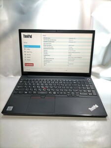 Lenovo Thinkpad E15 core i3 10110U 4GB ストレージなし 本体のみ◆ジャンク品◆