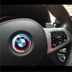 新型BMW 50周年 M クラシック ハンドルエンブレム 45mm