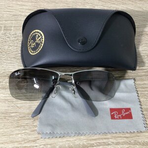 2117 【美品】Ray-Ban サングラス RB3183 003/11 稲葉モデル ライトグレイグラデーション 偏光レンズ バネ蝶番