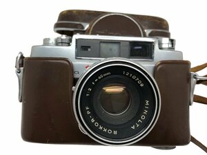 1円～ ミノルタ V2 + ROKKOR-PF 1:1.2 f=45mm MINOLTA カメラ ジャンク コレクション コレクター必見