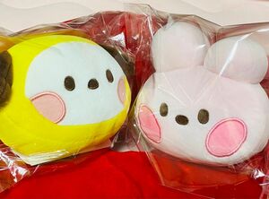 BTS BT21 CHIMMY COOKY minini 手首クッション　セット　　チミー　クッキー　ぬいぐるみ