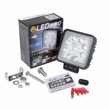 led作業灯27w 2個セット12ｖ 24ｖ投光器 自動車ライト 軽トラ 路肩灯 ワークライト_画像6