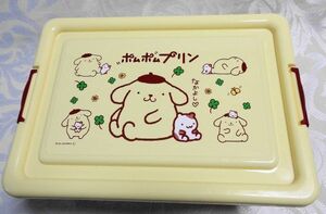 ◇ポムポムプリン^^♪プラ収納ケース　イエロー