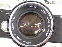 UH1513《1円》《シャッター〇》Canon キヤノン FTb QL/ CANON LENS FD 50㎜ 1:1.4 /フィルター・ケース・ストラップ付 フィルムカメラ_画像8