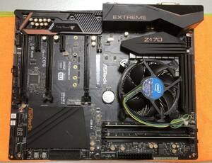 CPU:インテルCore i7 6700Kメモリ:16GBマザーボード:Asrock Extreme 4 Z170セット