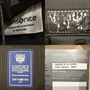 【未使用品】Samsonite サムソナイト ビジネスバッグ 2way PCケース ブリーフケース ブラック 黒 A4サイズ収納可 ショルダーベルト付きの画像8
