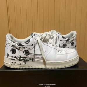 Supreme × Comme des Garons SHIRT × Nike Air Force 1 Low "White"