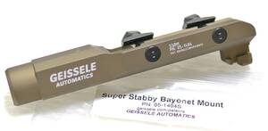 即決 実物 GEISSELE SSBM M9銃剣用 バヨネットラグ マウント DDC Super Stabby Bayonet Mount 20mmレイル ハンドガード ガイズリー PTW