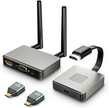 Xotulv ワイヤレス hdmi 送受信機セット hdmi 無線化 ワイヤレス【4K/5Ghz/30M安定転送距離】 hdmiトランスミッター レシーバー 設定不要_画像1