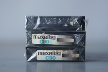 maxell/マクセル CHROME DIOXIDE CR C90 ハイポジ カセットテープ 未使用品 シュリンク包装劣化 3本 [TYPE II][CrO2][HIGH][同梱可]_画像5