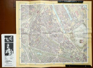  Germany no chair NEUSS map / bird . map graphic map 1 sheets 1986 year inspection :noruto line ve -stroke fur Len . line river left .. direction te. cell dollar f