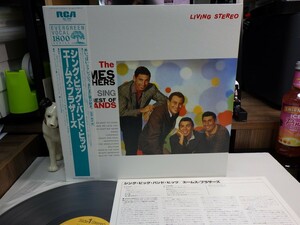 ZK5｜新品同様！【 LP / RVC JP / w/OBI 】AMES BROTHERS（エイムス・ブラザーズ）「シングビッグバンドヒッツ」