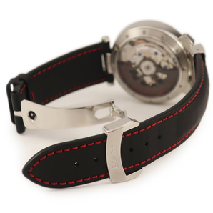 【3年保証】 ボヴェ スポーツスター クロノグラフ C803 SP0189 黒 赤 漢字干支インデックス 12時位置リューズ 自動巻き メンズ 腕時計の画像3