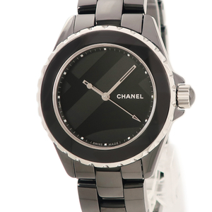 【3年保証】 シャネル J12 アンタイトル H5581 黒セラミック 限定 自動巻き メンズ レディース 腕時計
