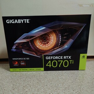 【新品未開封】GIGABYTE GeForce RTX 4070 Ti WINDFORCE OC 12G グラフィックカード