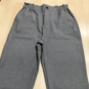 Zara Pants Long Pants Ladies L Size Grey Beauty A23