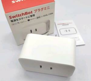 ★【在庫処分価格】SwitchBot スマートプラグ W2001405 スイッチボット Bluetooth&Wi-Fi両方対応 Alexa, Google Home, Siri ☆T02-354a