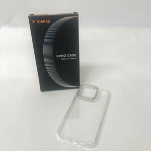 ★【在庫処分価格】TORRAS iPhone 15 Pro 用 ケース クリア 強化ガラス スタンド 機能スタンド☆C02-229a