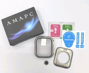 ★【在庫処分価格】AMAPC for Apple Watch ケース　44mm対応　チタンゴールド　2023強化版☆C02-164a